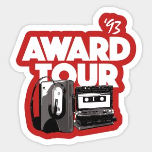 Award Tour 1993 Hip Hop Sticker